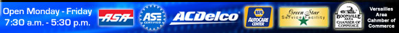 Midwest Autoworx, Open Monday - Friday, 7:30 a.m. - 5:30 p.m.