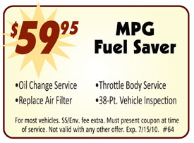 59.95 MPG Fuel Saver