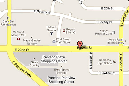 The 22nd Street shop is located at 8170 E. 22nd Street, between S. Pantano Parkway and S. Sarnoff Drive.